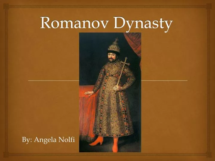 Ppt Romanov Dynasty Powerpoint Presentation Free Download Id 2578696