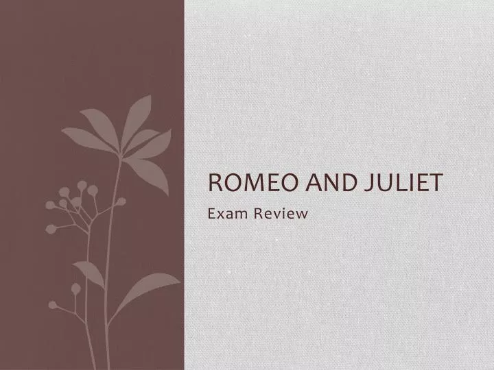 romeo and juliet