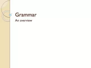 grammar