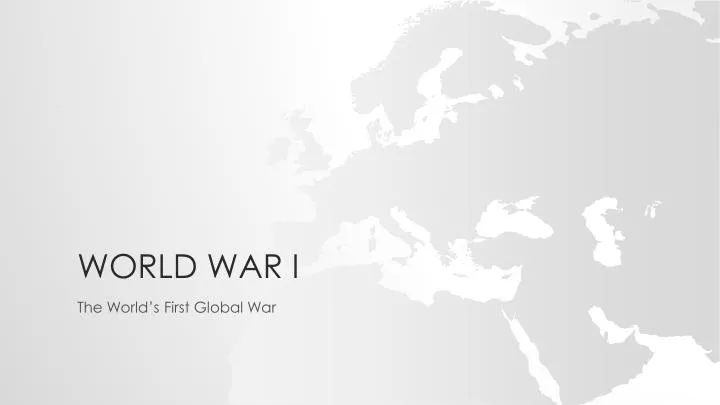 world war i