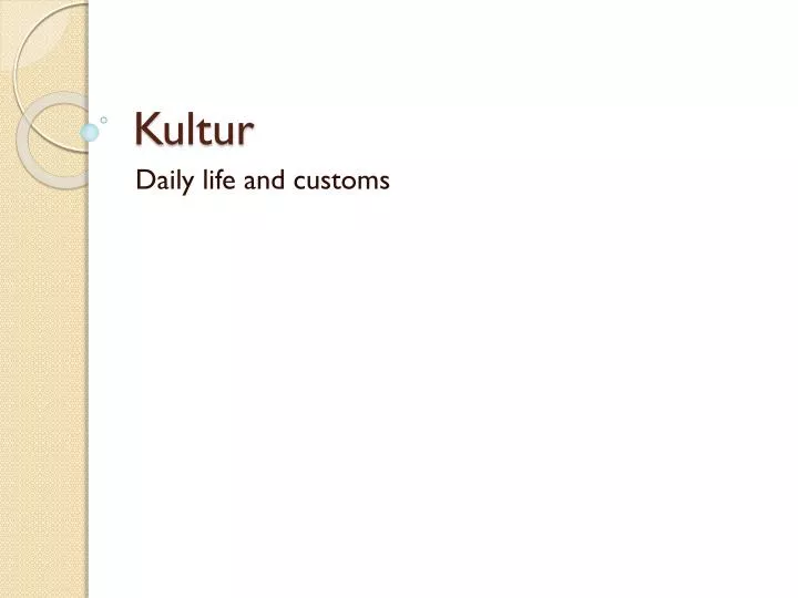 kultur