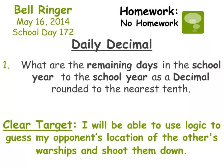 bell ringer may 16 2014 school day 172
