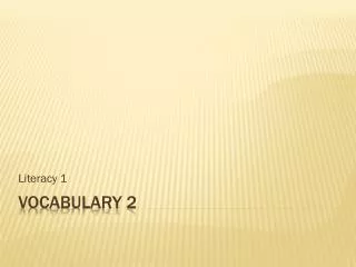 literacy 1