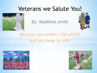 Veterans we Salute You !