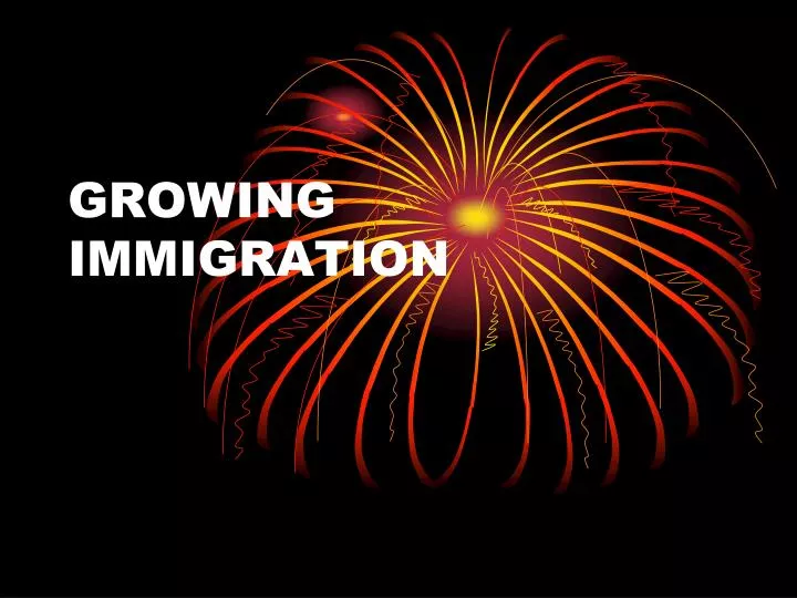 growing immigration