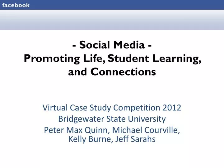 social media promoting life student learning and connections