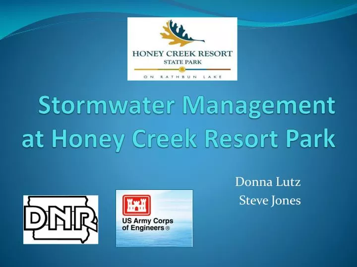 stormwater management at honey creek resort park