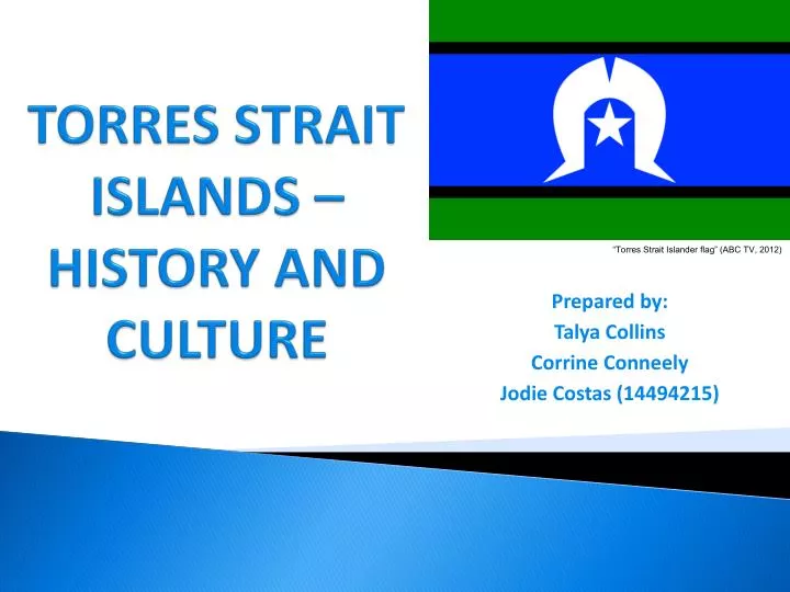 torres strait islands history and culture