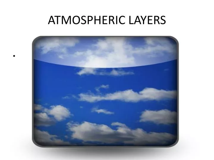 atmospheric layers
