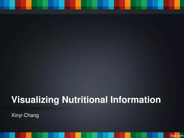 visualizing nutritional information