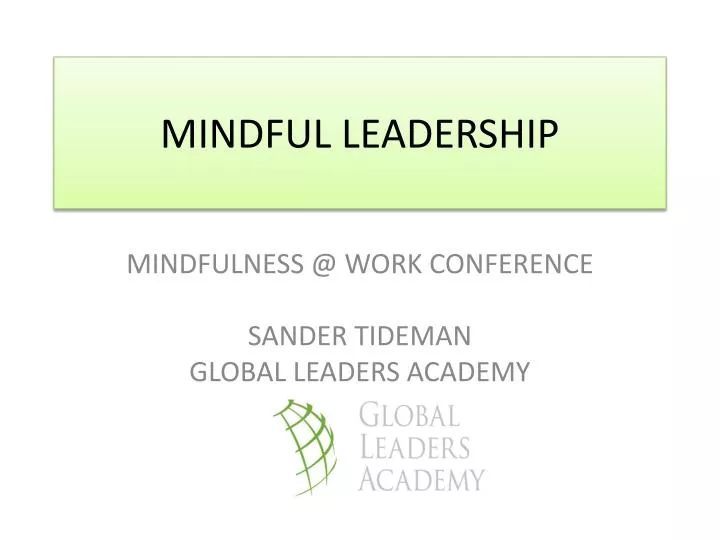 mindful leadership