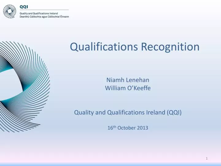 qualifications recognition