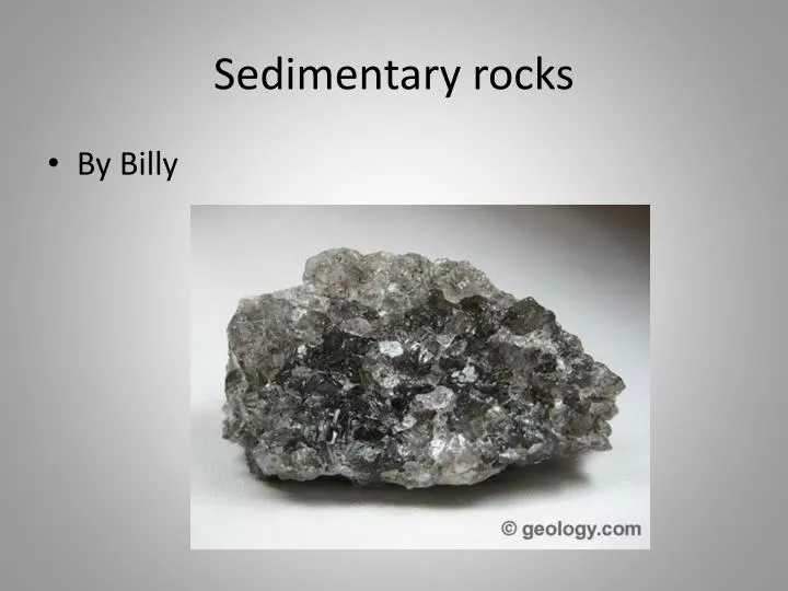 sedimentary rocks