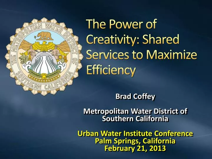 the power of creativity shared services to maximize efficiency