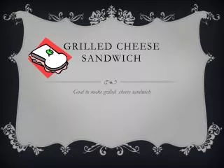 grilled cheese sandwich