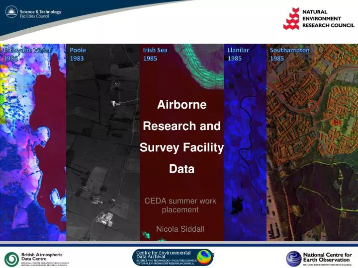 airborne research and survey facility data
