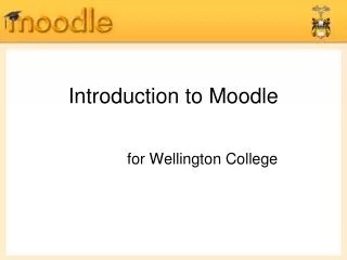 Introduction to Moodle