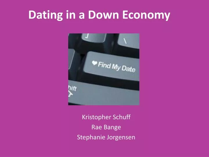 dating in a down economy