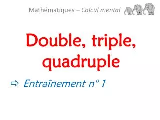 double triple quadruple
