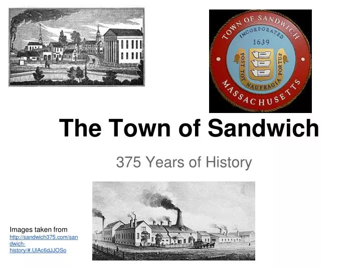the town of sandwich