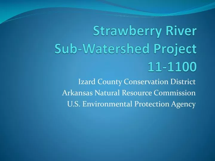 strawberry river sub watershed project 11 1100