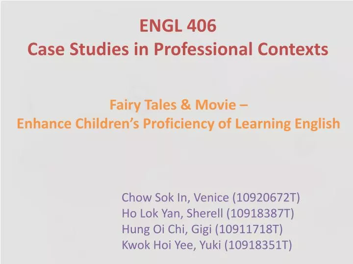 engl 406 case studies in professional contexts