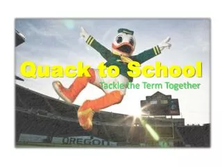 Quack to School