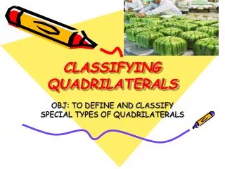 CLASSIFYING QUADRILATERALS