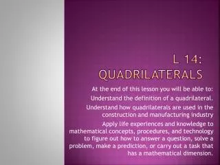 l 14 quadrilaterals