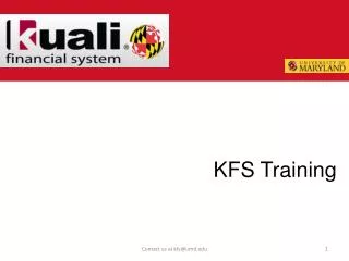 KFS Training