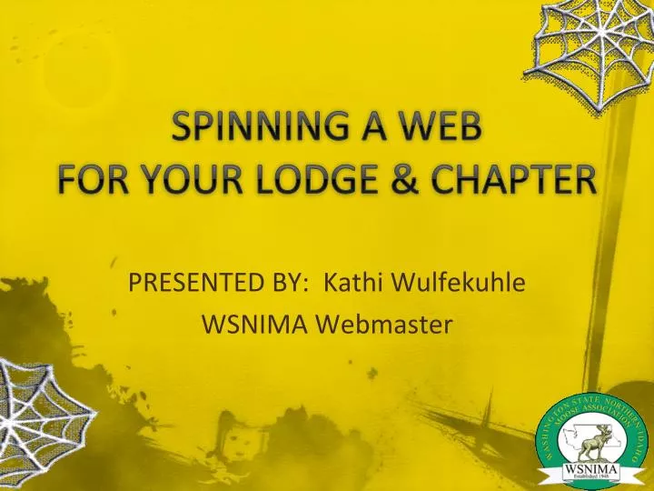 spinning a web for your lodge chapter
