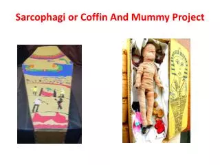 Sarcophagi or Coffin And Mummy Project