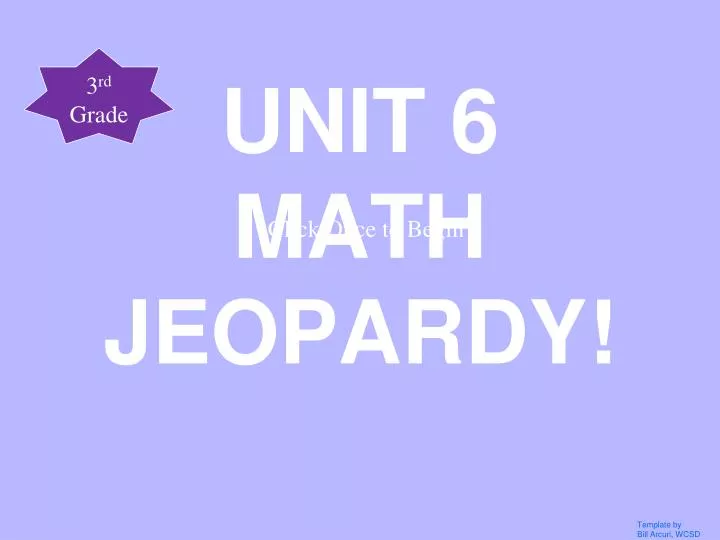 unit 6 math jeopardy
