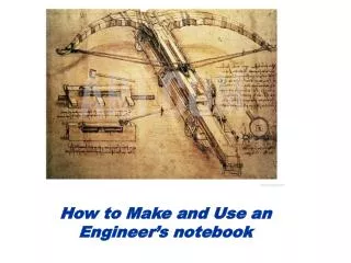 How to Make and Use an Engineer’s notebook