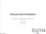 Arousal and Activation - slide 1
