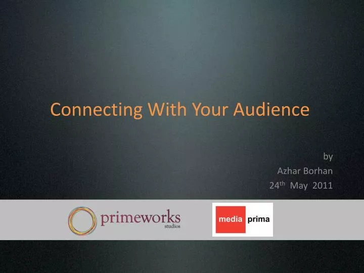 connecting with your audience