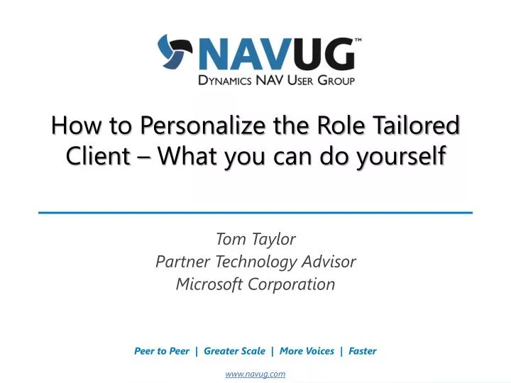 how to personalize the role tailored client what you can do yourself