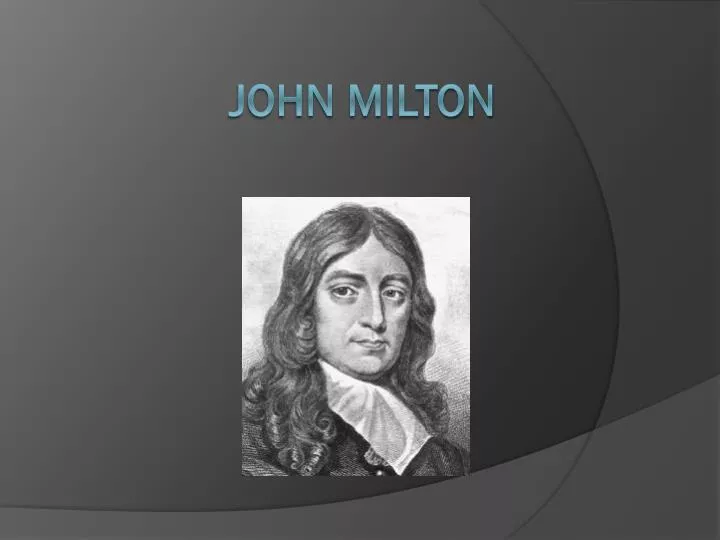 john milton