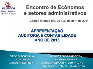 encontro de ec nomos e setores administrativos