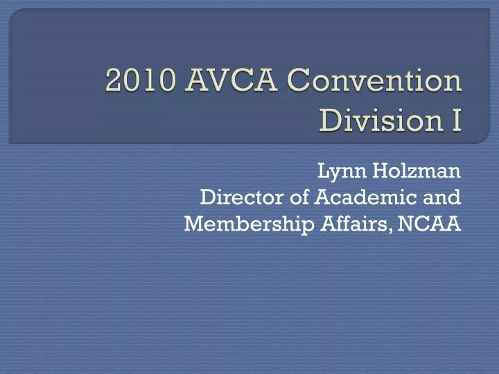 2010 avca convention division i