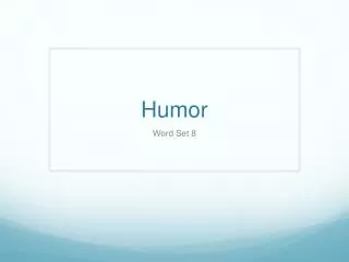 humor