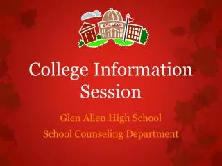 College Information Session