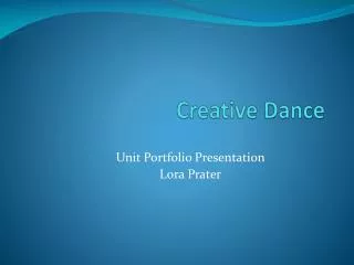 creative dance