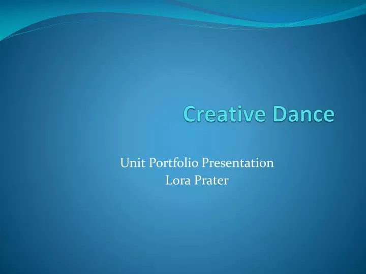 creative dance