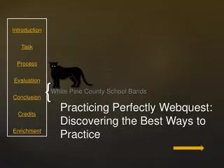 Practicing Perfectly Webquest : Discovering the Best Ways to Practice