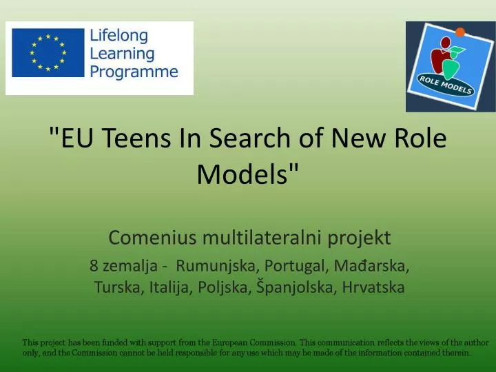 eu teens in search of new role models