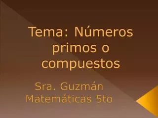 tema n meros primos o compuestos