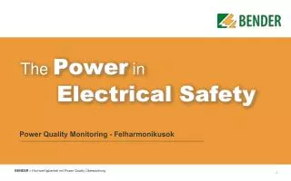 power quality monitoring felharmonikusok
