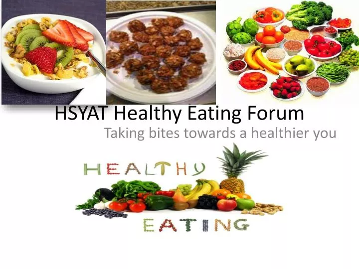 hsyat healthy eating forum