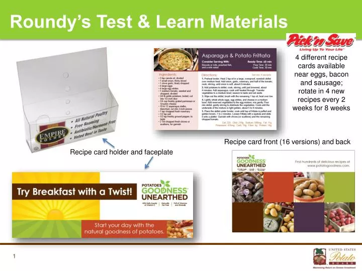 roundy s test learn materials